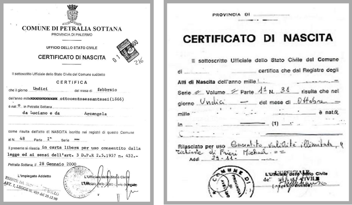 Busca De Documentos Na Italia - Cidadania Italiana - Imigração ...