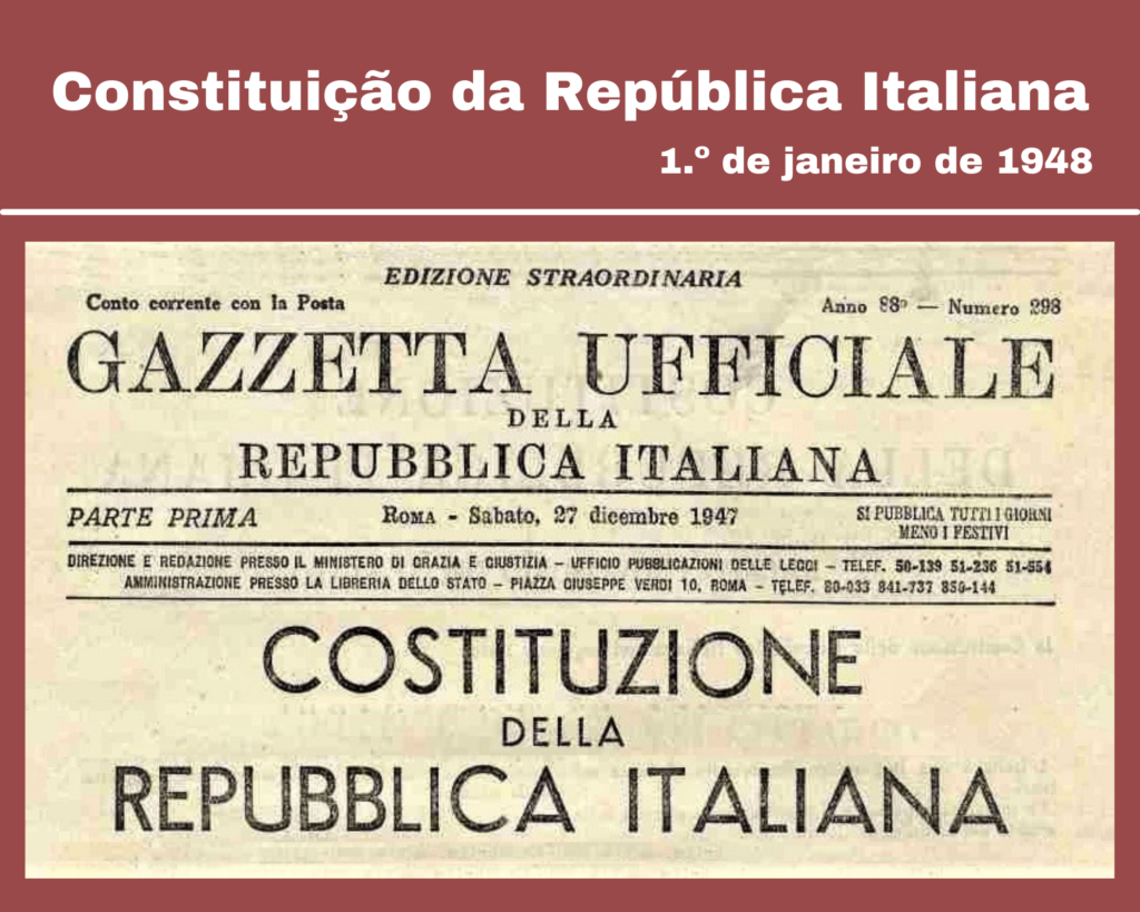 Lei de 1948 e a cidadania italiana via materna