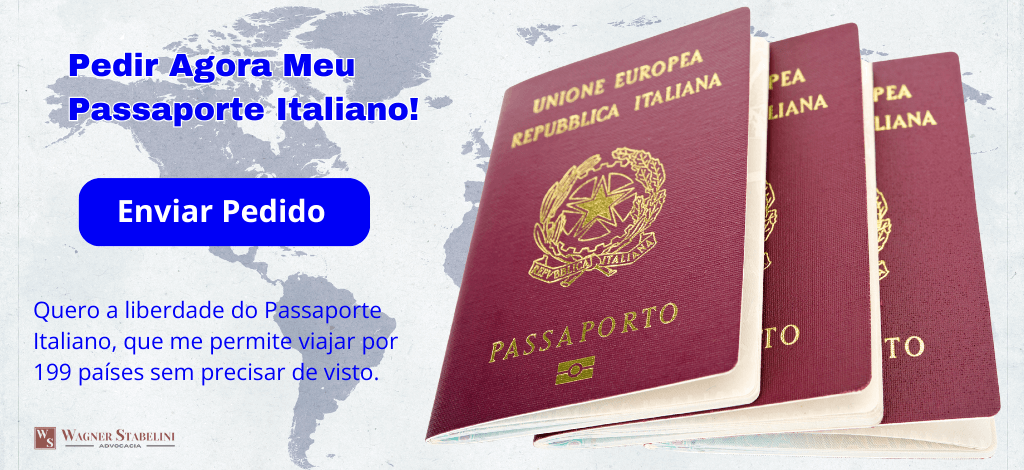 Pedir agora meu passaporte italiano